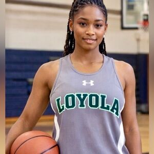 Under Armour NWT Loyola University Greyhounds Dry Wicking Tank Top Size 6